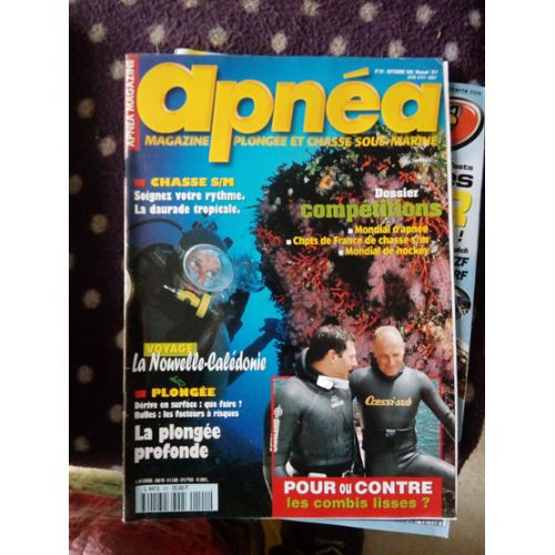 APNEA a organisé le jeu concours N°20022 – APNEA magazine n°219