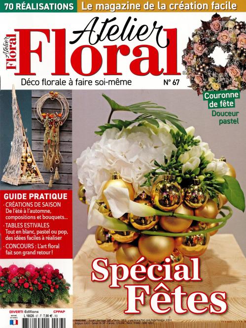 ATELIER FLORAL magazine a organisé le jeu concours N°19055 – ATELIER FLORAL magazine n°18