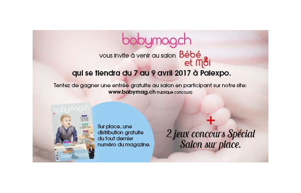 BABYMAG a organisé le jeu concours N°20828 – BABYMAG.CH magazine
