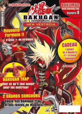BAKUGAN magazine n°9 a organisé le jeu concours N°19437 – BAKUGAN magazine n°9