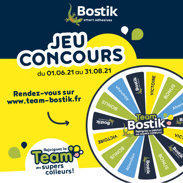 BOSTIK a organisé le jeu concours N°35475 – BOSTIK