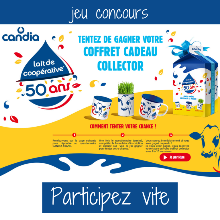 CANDIA a organisé le jeu concours N°16810 – CANDIA lait