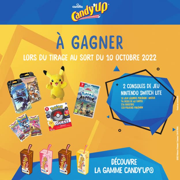 CANDIA a organisé le jeu concours N°29050 – CANDIA CANDY’UP