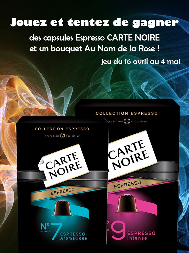 CARTE NOIRE a organisé le jeu concours N°18209 – CARTE NOIRE