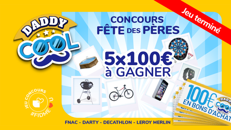 DADDY a organisé le jeu concours N°17739 – DADDY