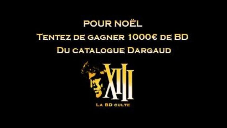 DARGAUD a organisé le jeu concours N°31627 – EDITIONS DARGAUD