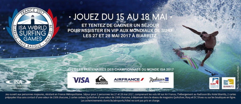 FEDERATION FRANCAISE DE SURF a organisé le jeu concours N°21235 – FEDERATION FRANCAISE DE SURF