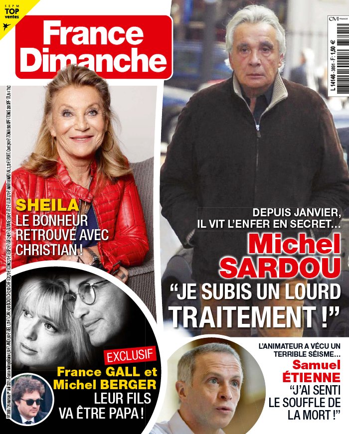 FRANCE DIMANCHE a organisé le jeu concours N°14398 – FRANCE DIMANCHE magazine n°3301