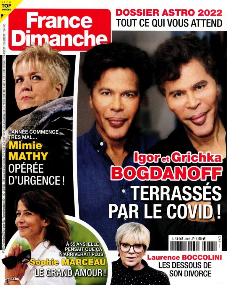 FRANCE DIMANCHE a organisé le jeu concours N°3931 – FRANCE DIMANCHE magazine n°3253