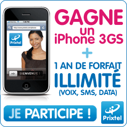 GAGNEZ UN IPHONE 3GS a organisé le jeu concours N°17264 – GAGNEZ UN IPHONE 3GS