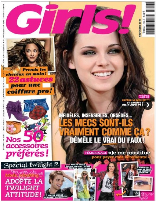 GIRLS magazine a organisé le jeu concours N°9040 – GIRLS magazine n°291
