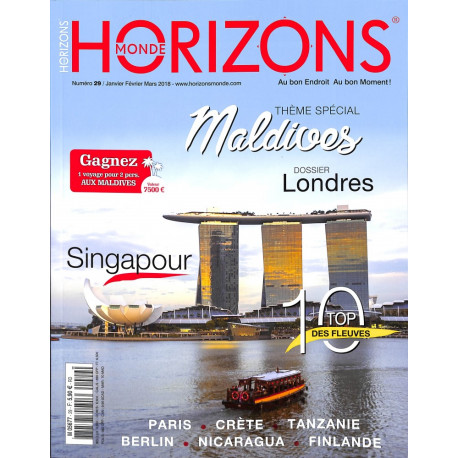 HORIZONS MONDE magazine a organisé le jeu concours N°24389 – HORIZONS MONDE magazine n°1