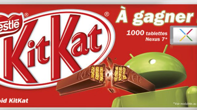KIT KAT a organisé le jeu concours N°29027 – KIT KAT de Nestlé confiserie