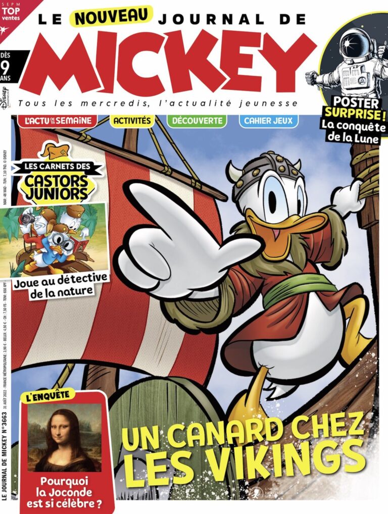 LE JOURNAL DE MICKEY a organisé le jeu concours N°14996 – LE JOURNAL DE MICKEY magazine n°3000