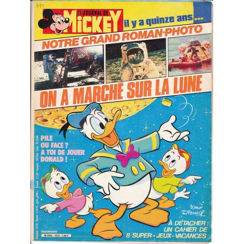 LE JOURNAL DE MICKEY a organisé le jeu concours N°1672 – LE JOURNAL DE MICKEY magazine n°2938