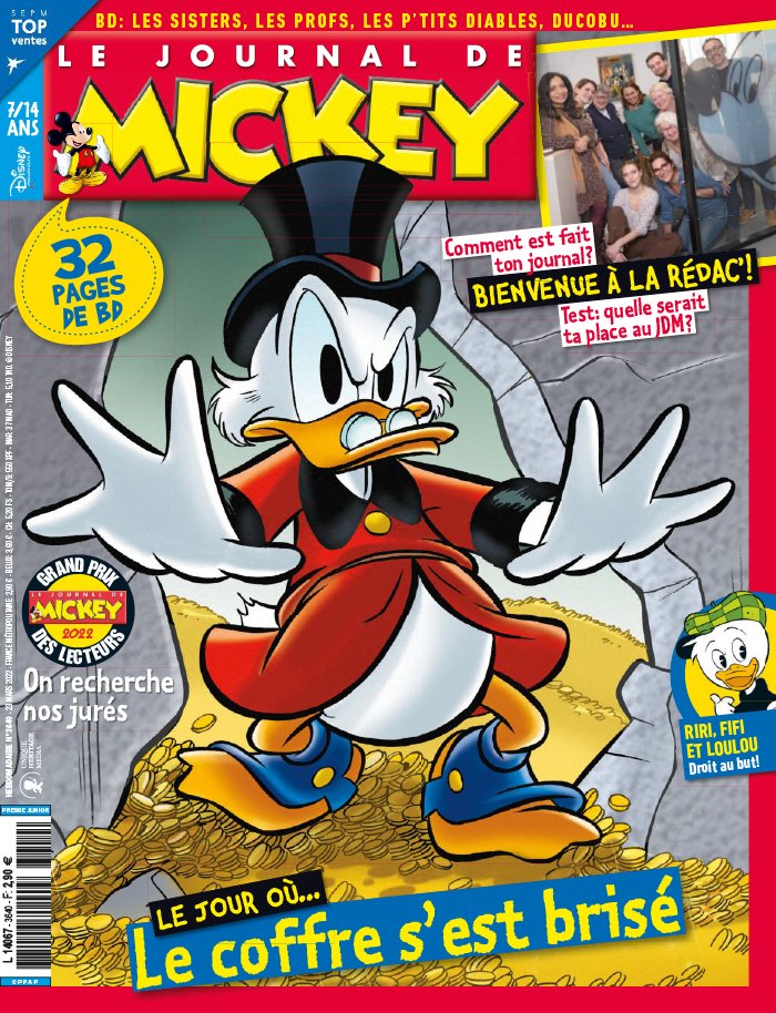 LE JOURNAL DE MICKEY a organisé le jeu concours N°19729 – LE JOURNAL DE MICKEY n°3023