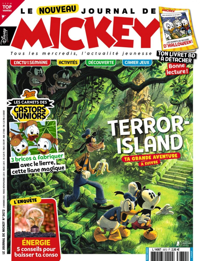 LE JOURNAL DE MICKEY a organisé le jeu concours N°20597 – LE JOURNAL DE MICKEY magazine n°3027