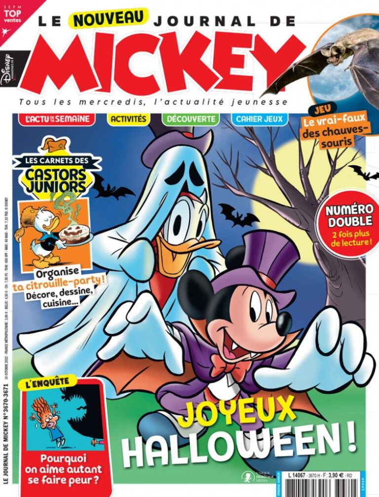 LE JOURNAL DE MICKEY a organisé le jeu concours N°2393 – LE JOURNAL DE MICKEY magazine n°2942