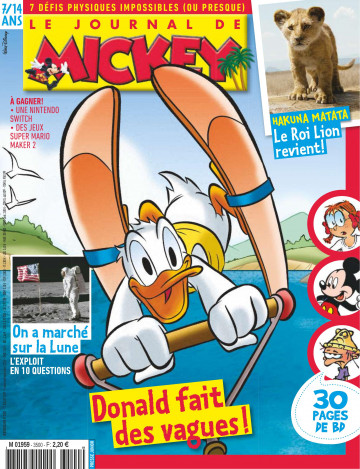 LE JOURNAL DE MICKEY a organisé le jeu concours N°33424 – LE JOURNAL DE MICKEY magazine n°3073