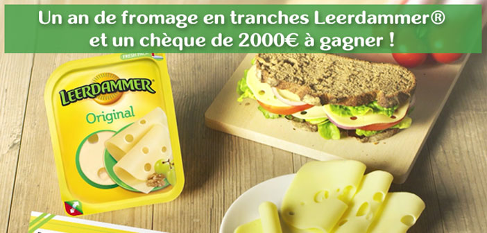 LEERDAMMER a organisé le jeu concours N°231 – LEERDAMMER fromage