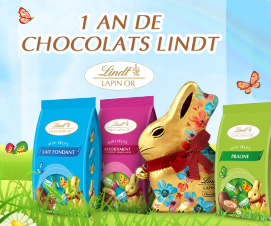 LINDT a organisé le jeu concours N°17593 – LINDT chocolat