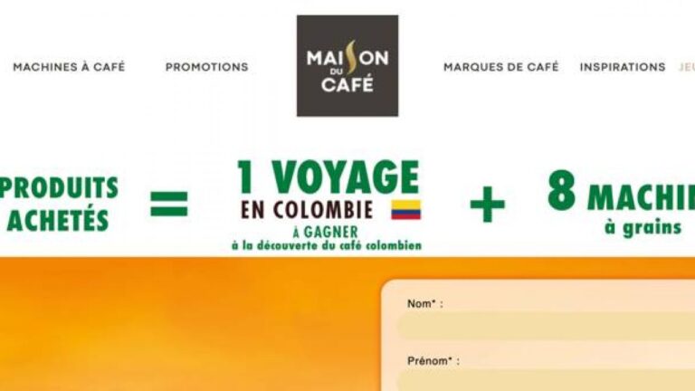 MAISON DU CAFE a organisé le jeu concours N°30480 – MAISON DU CAFE