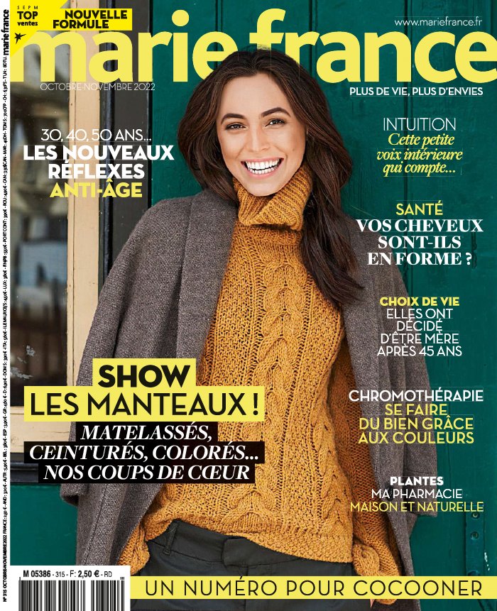 MARIE FRANCE a organisé le jeu concours N°23814 – MARIE FRANCE magazine n°187