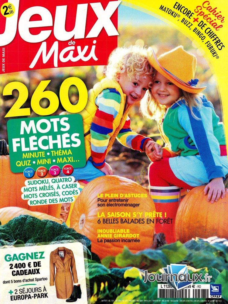 MAXI MAG a organisé le jeu concours N°5259 – MAXI magazine n°1164