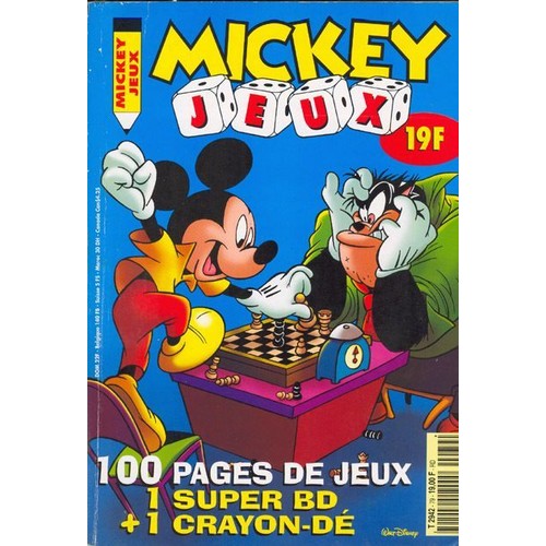 MICKEY JEUX magazine a organisé le jeu concours N°2153 – MICKEY JEUX magazine n°143