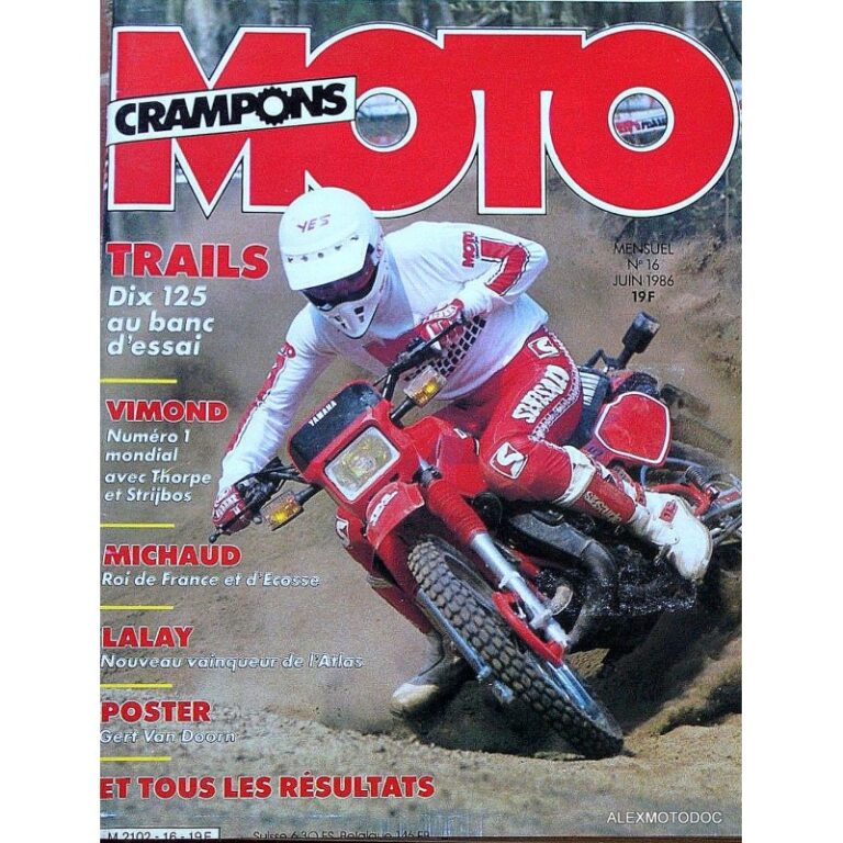 MOTO CRAMPONS magazine a organisé le jeu concours N°25907 – MOTO CRAMPONS magazine n°297
