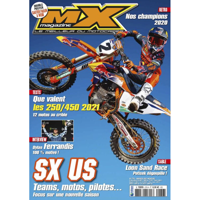 MX MAGAZINE a organisé le jeu concours N°11160 – MX magazine de moto-cross n°140