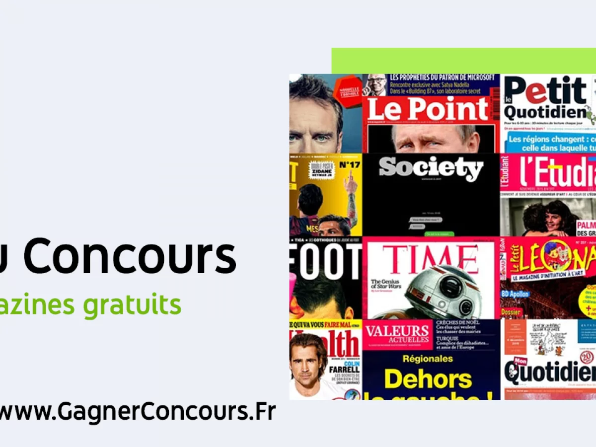 NUMBER ONE magazine a organisé le jeu concours N°11929 – NUMBER ONE magazine n°43