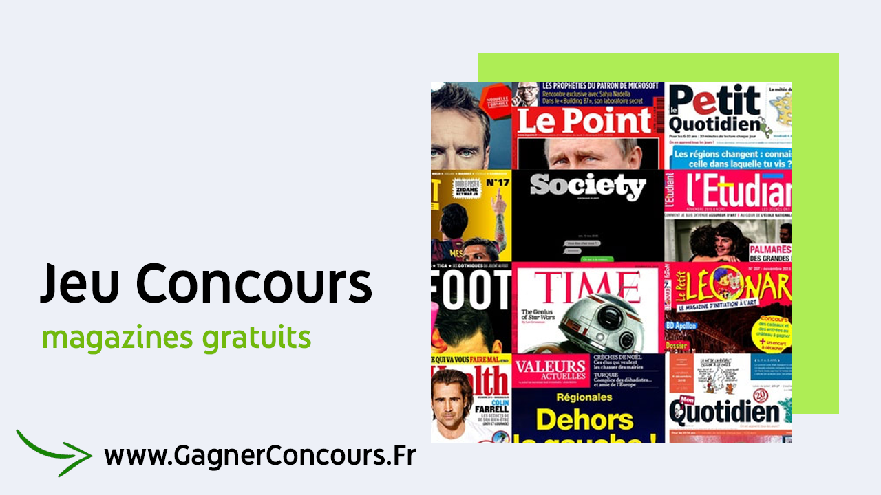 NUMBER ONE magazine a organisé le jeu concours N°14019 – NUMBER ONE magazine n°44