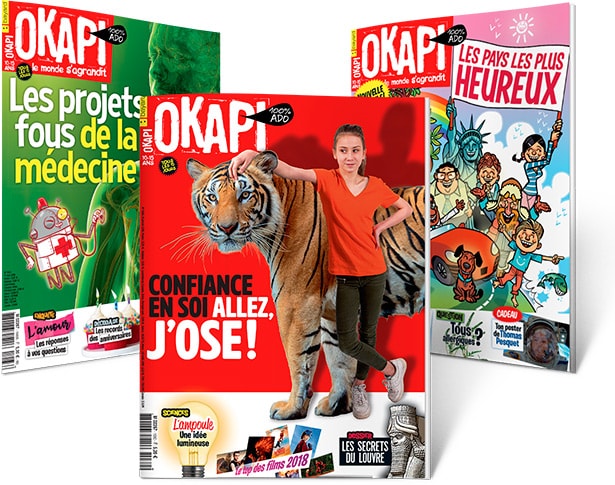 OKAPI magazine a organisé le jeu concours N°10563 – OKAPI magazine n°874