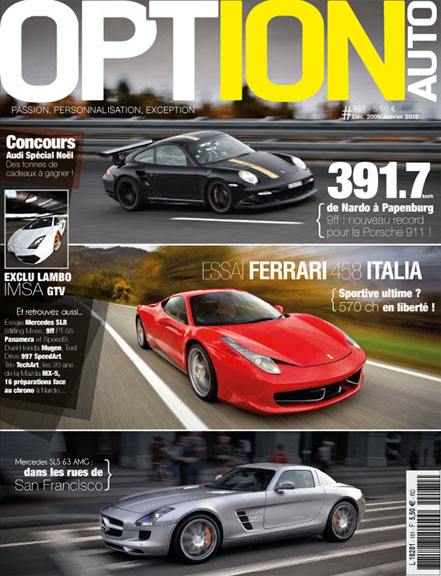 OPTION AUTO magazine a organisé le jeu concours N°14264 – OPTION AUTO magazine n°181