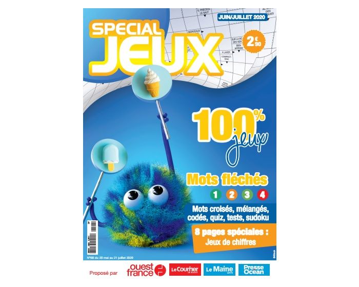 OUEST FRANCE a organisé le jeu concours N°20740 – OUEST FRANCE magazine spécial jeux
