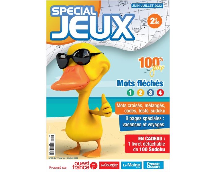 OUEST FRANCE a organisé le jeu concours N°33792 – OUEST FRANCE magazine spécial jeux