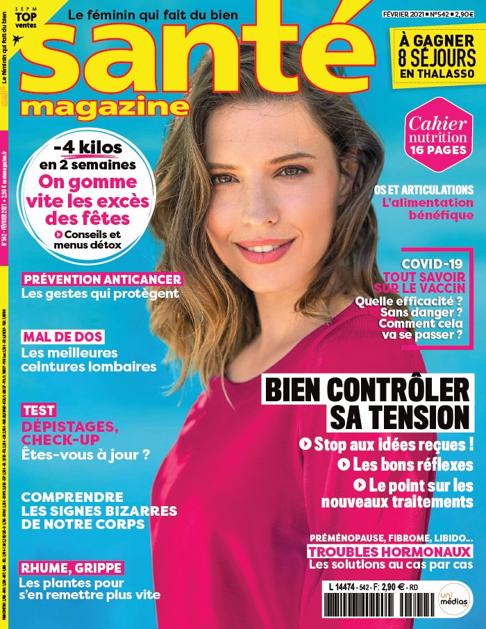 PAUSE SANTE magazine a organisé le jeu concours N°17369 – PAUSE SANTE magazine n°8