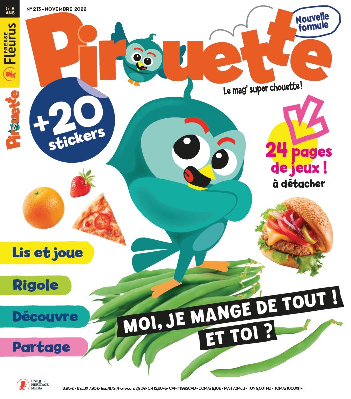 PIROUETTE magazine a organisé le jeu concours N°32435 – PIROUETTE magazine n°85