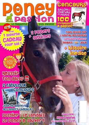 PONEY PASSION magazine a organisé le jeu concours N°12454 – PONEY PASSION magazine n°9