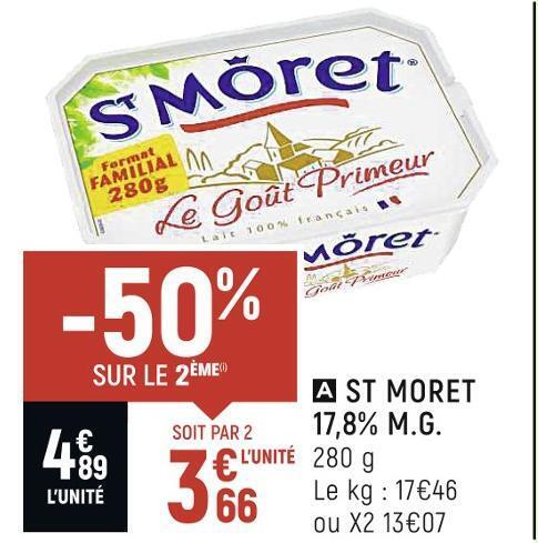 ST MORET a organisé le jeu concours N°30661 – ST MORET fromage / SPAR supermarchés