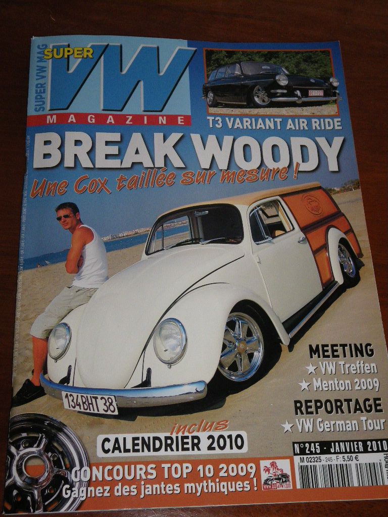 SUPER VW MAGAZINE a organisé le jeu concours N°14658 – SUPER VW magazine n°245