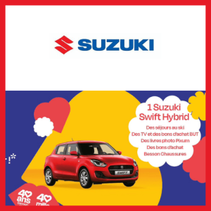 SUZUKI a organisé le jeu concours N°7219 – SUZUKI automobiles