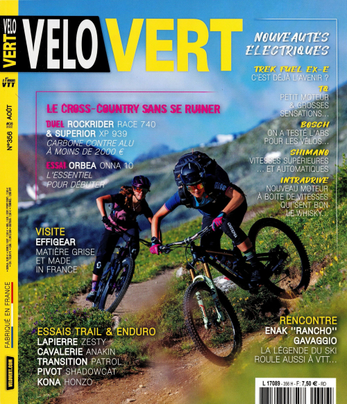 VELO VERT magazine a organisé le jeu concours N°10538 – VELO VERT magazine n°214