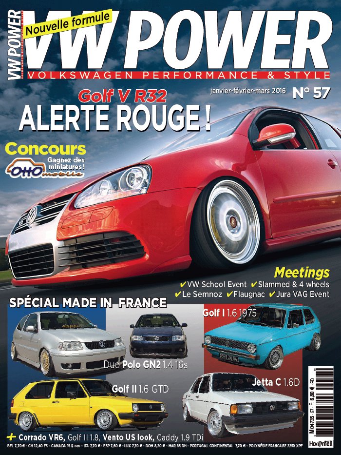VW POWER magazine a organisé le jeu concours N°18557 – VW POWER magazine n°34