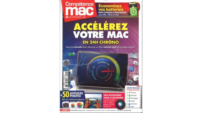 COMPETENCE MAC magazine a organisé le jeu concours N°70386 – COMPETENCE MAC magazine n°29