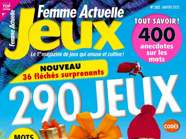FEMME ACTUELLE JEUX a organisé le jeu concours N°123861 – FEMME ACTUELLE JEUX magazine n°135